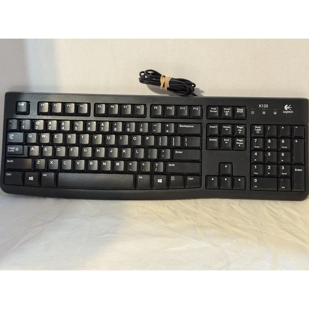 Logitech K120 USB Keyboard for PC -‎ Black